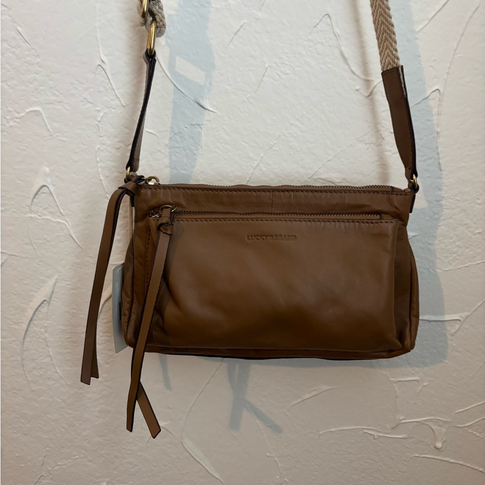 Lucky Brand Tan Crossbody Bag